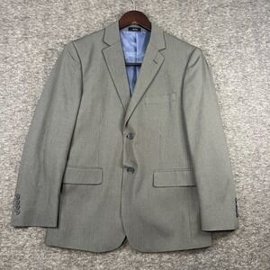 JF J. Ferrar Modern Fit Gray Pinstripe Blazer Men's 38S Sport Coat Jacket Blazer